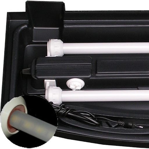 Akvárium tető szögletes 80x35cm - 2x9W T5 LED