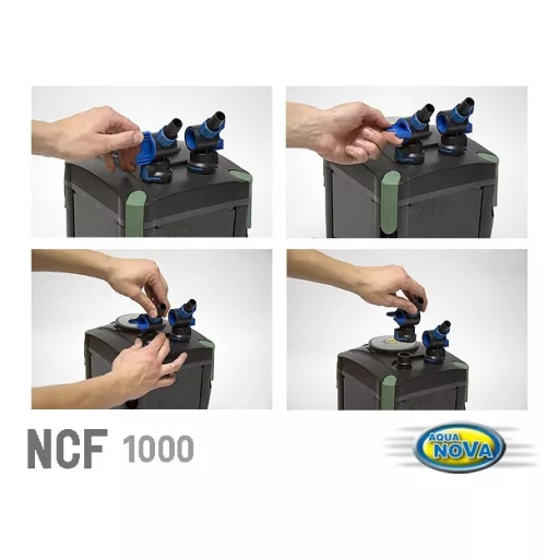 AquaNova NCF-1000 külső szűrő - töltettel