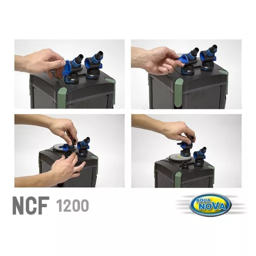 AquaNova NCF-1200 külső szűrő - töltettel