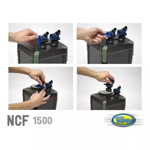 AquaNova NCF-1500 külső szűrő - töltettel