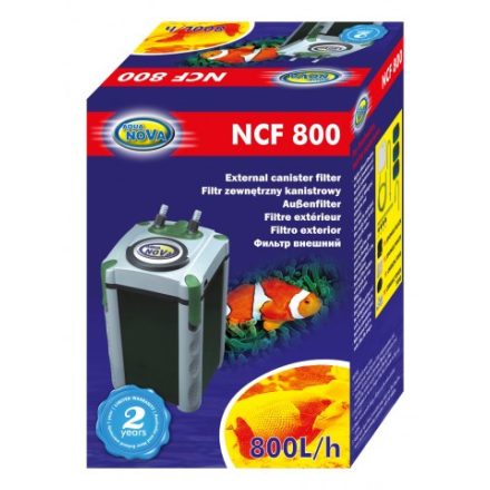 AquaNova NCF-800 külső szűrő - töltettel
