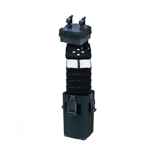 AquaNova XCF-1500 külső szűrő - töltettel és 9W UVC lámpával