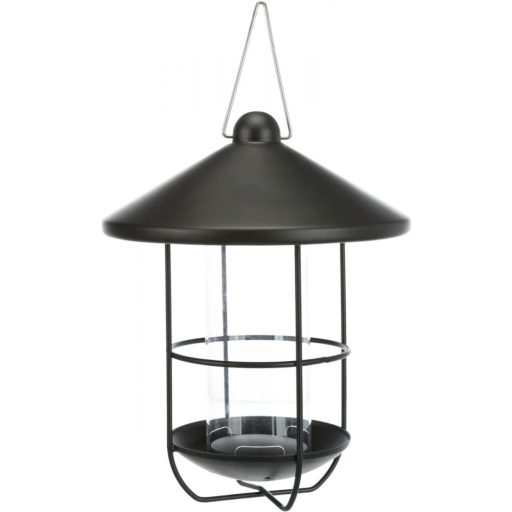 Madáretető 19x26cm - fekete fém