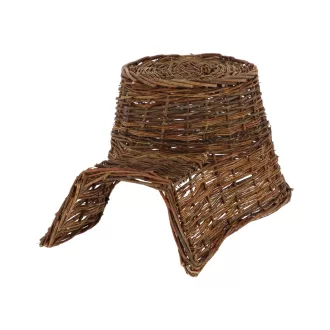   Sündisznó ház fonott kosárból - Esschert Design - 53x25cm