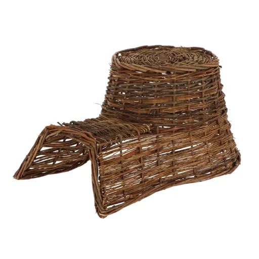 Sündisznó ház fonott kosárból - Esschert Design - 53x25cm