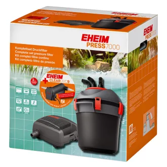   EHEIM Pond PRESS 7000 nyomásszűrő - komplett szett + CLEARUVC9