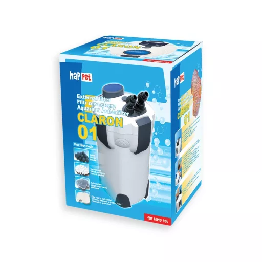 Happet Claron 1 külső szűrő - töltettel - 1000 l/h