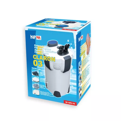Happet Claron 3 külső szűrő - töltettel - 2000 l/h