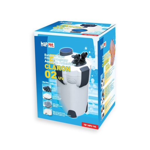 Happet Claron 2 UV külső szűrő - töltettel - 1400 l/h - 9W UV