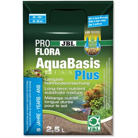 JBL AquaBasis plus akváriumi növény táptalaj - 2,5 l