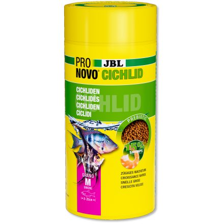 JBL ProNovo Cichlid Grano M 1l - akváriumi haltáp