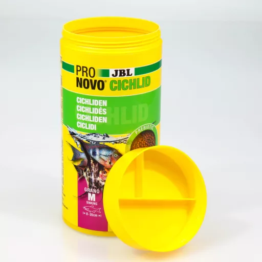 JBL ProNovo Cichlid Grano M 1l - akváriumi haltáp