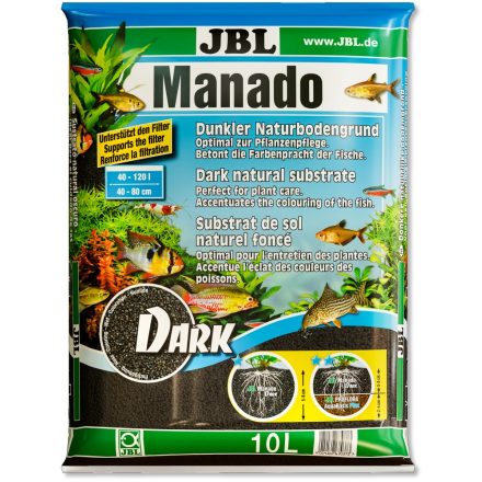 JBL Manado Dark akváriumi aljzat - 10 liter