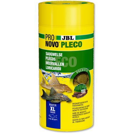 JBL ProNovo Pleco Wafer XL 1l - akváriumi haltáp