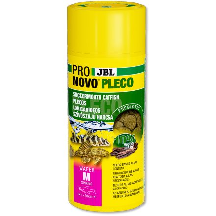 JBL ProNovo Pleco Wafer M 250ml - akváriumi haltáp