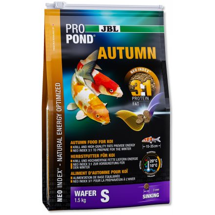 JBL PROPOND AUTUMN S 1,5kg - őszi haltáp