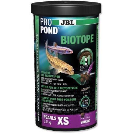 JBL PROPOND BIOTOPE XS 0,53kg haltáp