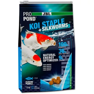 JBL PROPOND STAPLE + SILKWORM 1kg haltáp