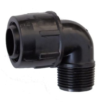 LPE gyorskötő könyök 25x3/4"KM