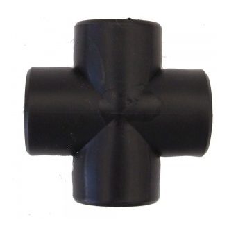 Menetes kereszt idom 1"x1"x1"x1" BM