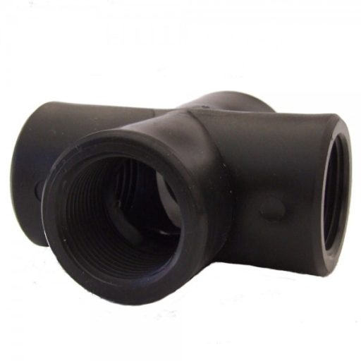 Menetes kereszt idom 1"x1"x1"x1" BM