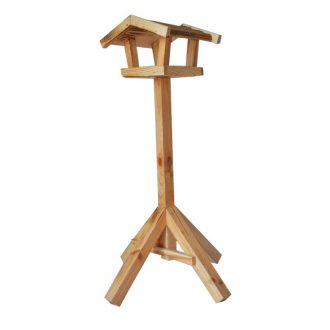 Madáretető szett 30x30x21cm + 90cm állvány - dúcetető