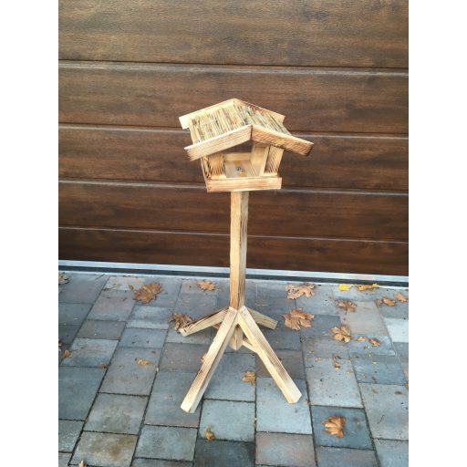 Madáretető szett 30x30x21cm + 90cm állvány - dúcetető