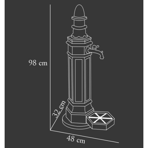 Róma kerti kút - Gránit