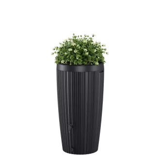 MIKA Esővízgyűjtő tartály -  antracit - 240 liter