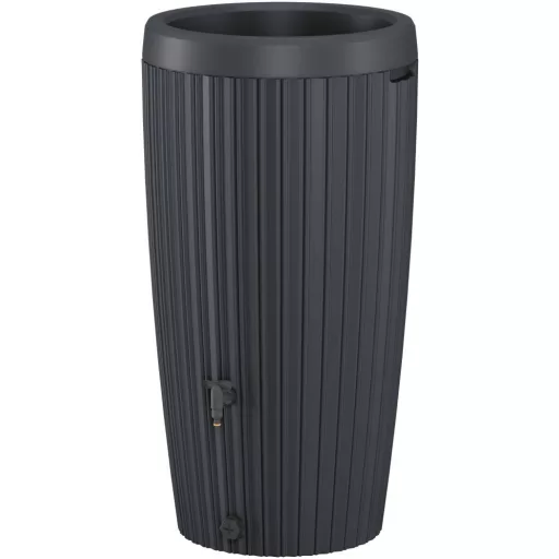 MIKA Esővízgyűjtő tartály -  antracit - 240 liter