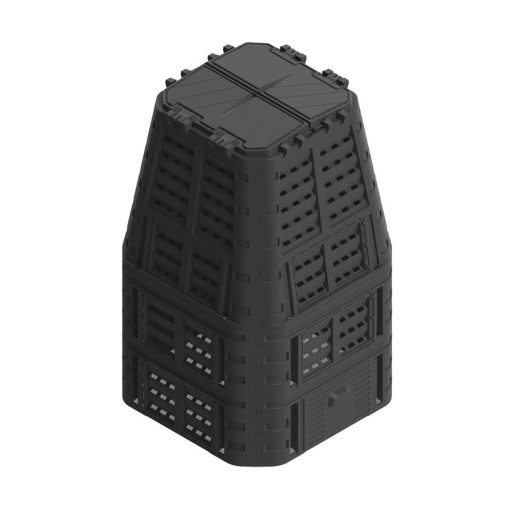 Kerti komposztáló - 1000 literes - fekete műanyag