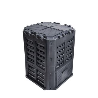 Kerti komposztáló - 480 literes - fekete műanyag