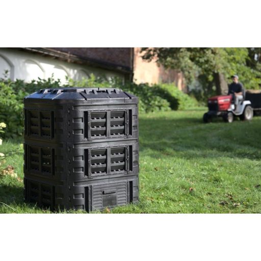 Kerti komposztáló - 480 literes - fekete műanyag