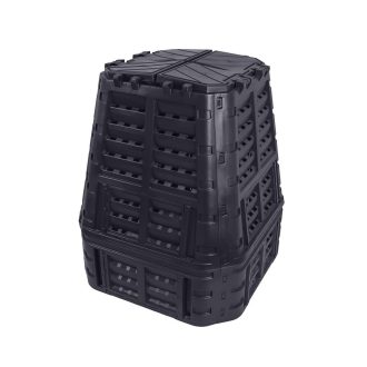 Kerti komposztáló - 740 literes - fekete műanyag