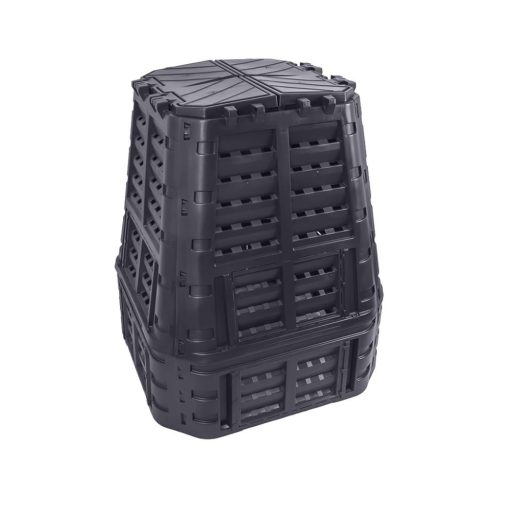 Kerti komposztáló - 740 literes - fekete műanyag