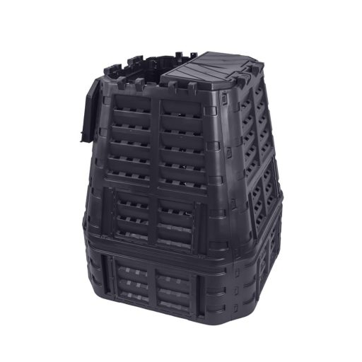 Kerti komposztáló - 740 literes - fekete műanyag