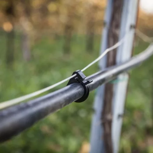 Csepegtetőcső kordonrögzítő drótra 20mm