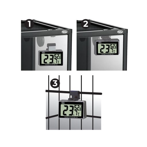 Reptile Nova digitális hőmérő és páratartalom mérő terráriumba