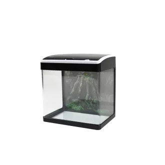   AquaNova Nano akvárium szett 32l - fekete alap - fehér perem