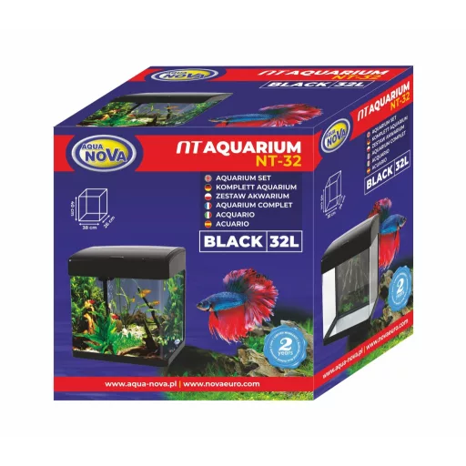 AquaNova Nano akvárium szett 32l - fekete