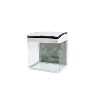   AquaNova Nano akvárium szett 32l - fehér alap - fekete perem