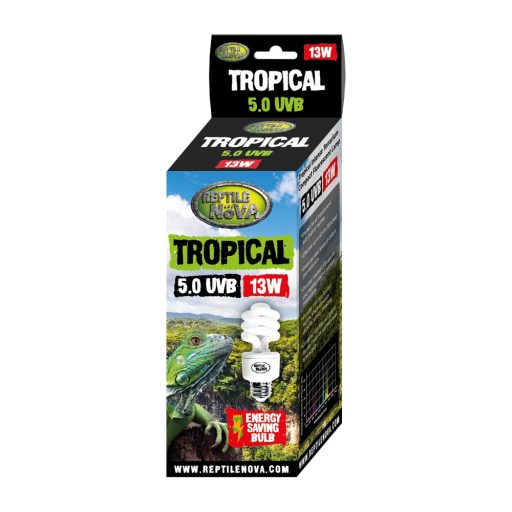 Reptile Nova Tropical UVB 5.0 energiatakarékos terrárium izzó - 13W E27