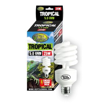   Reptile Nova Tropical UVB 5.0 energiatakarékos terrárium izzó - 25W E27