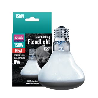   Arcadia Solar Flood Basking terráriumi napozó izzó - 150W E27