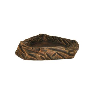 Kerámia saroktálka terráriumba - 29x28x6 cm