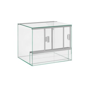 Diversa tolóajtós terrárium - 30x25x25cm
