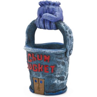   Veszélyes vödör - plankton vendéglője akváriumi dekoráció - 8x8x15cm