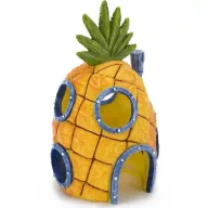   Spongyabob ananászház akváriumi dekoráció - 13x10,5x15cm