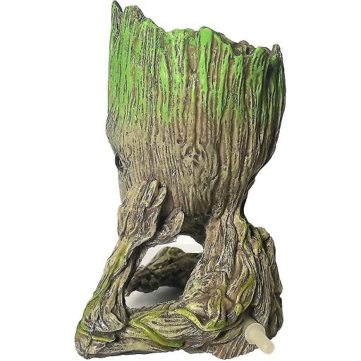Baby Groot buborékoló akváriumi dekoráció - 11x8,5x14,5cm
