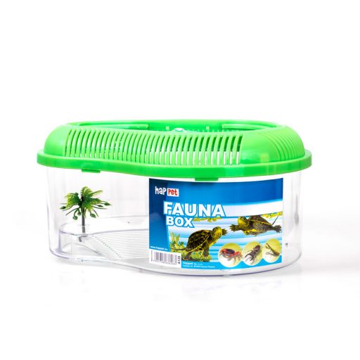 Happet műanyag tartály teknősnek - 35x25x15,5cm - szállítódoboz